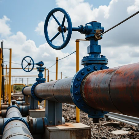 butterfly valve with pneumatic actuator working