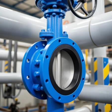 stainless steel pneumatic butterfly valve
