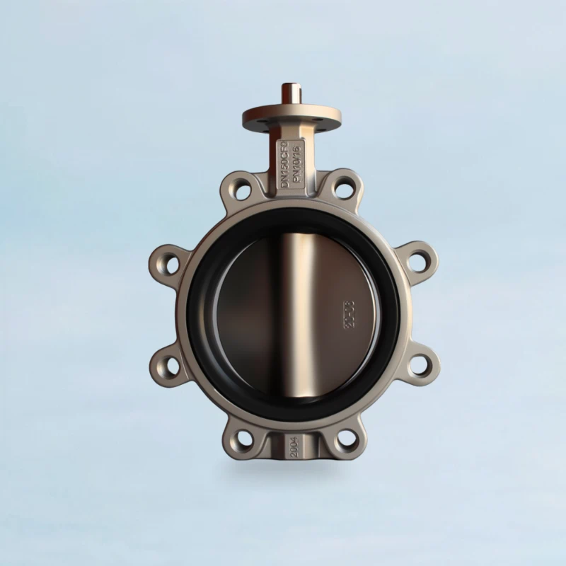 Stainless Steel Lug Butterfly Valve - Bare Shaft