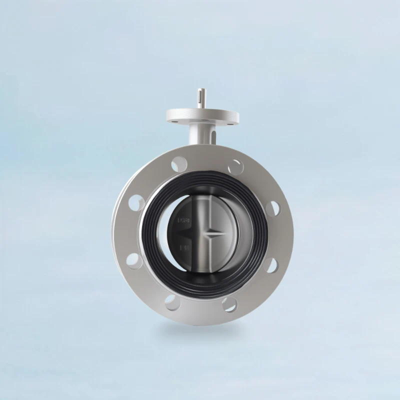 Stainless Steel Flanged Butterfly Valve - Bare Shaft