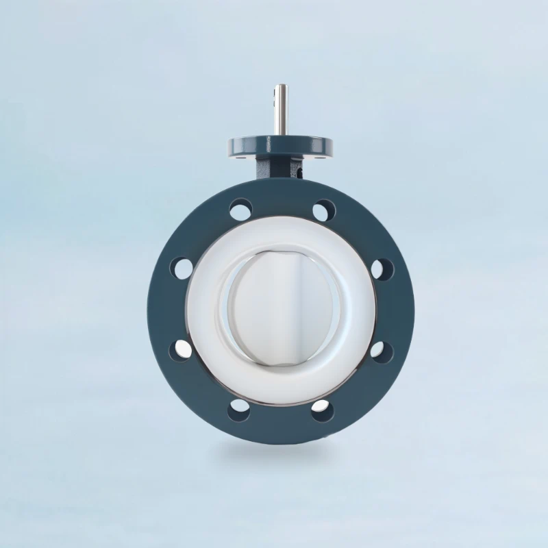 Carbon Steel Flange Butterfly Valve - Bare Shaft