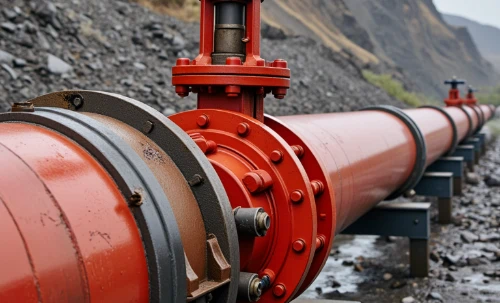 A robust flange butterfly valve with its distinct flanged body.