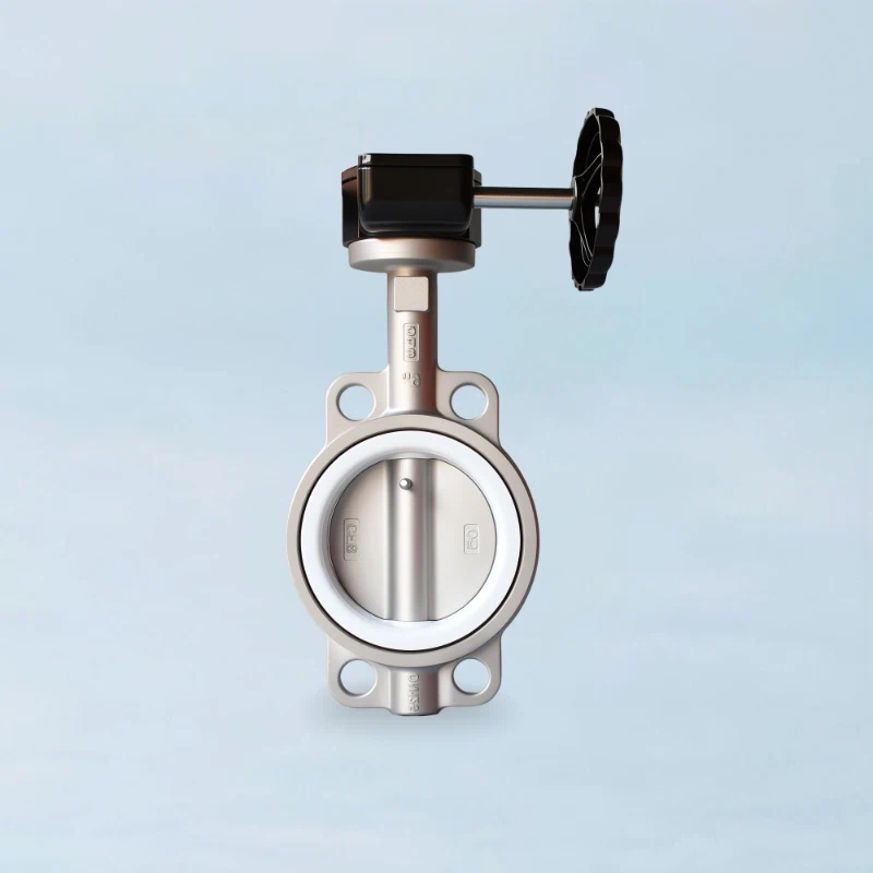 Heavy-Body Series Stainless Steel Wafer Type Butterfly Valve - Worm Gear