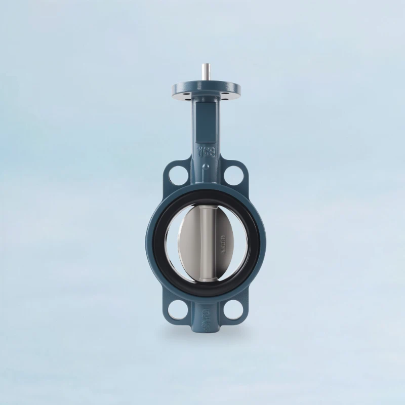 Heavy-Body Series Carbon Steel Wafer Type Butterfly Valve - Bare Shaft