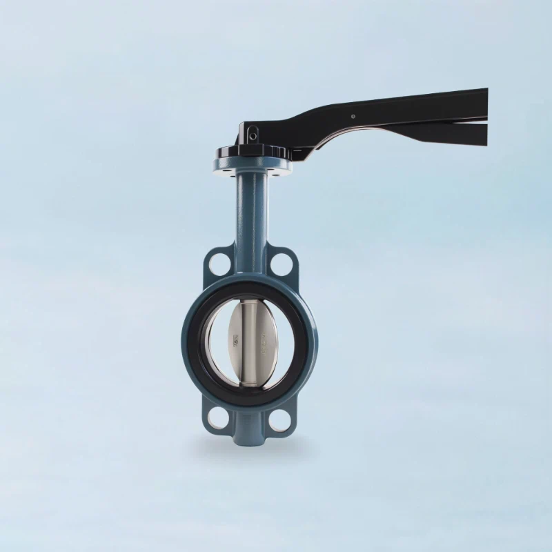Heavy-Body Series Carbon Steel Wafer Type Butterfly Valve - Lever