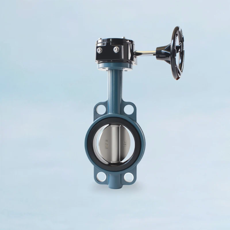Heavy-Body Series Carbon Steel Wafer Type Butterfly Valve - Worm Gear