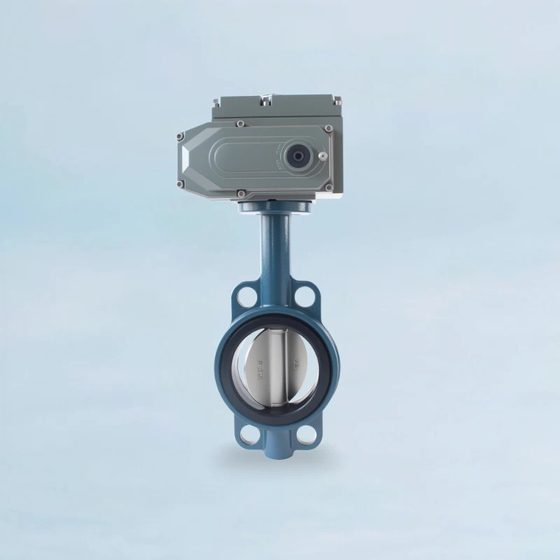 Heavy-Body Series Carbon Steel Wafer Type Butterfly Valve - Electric