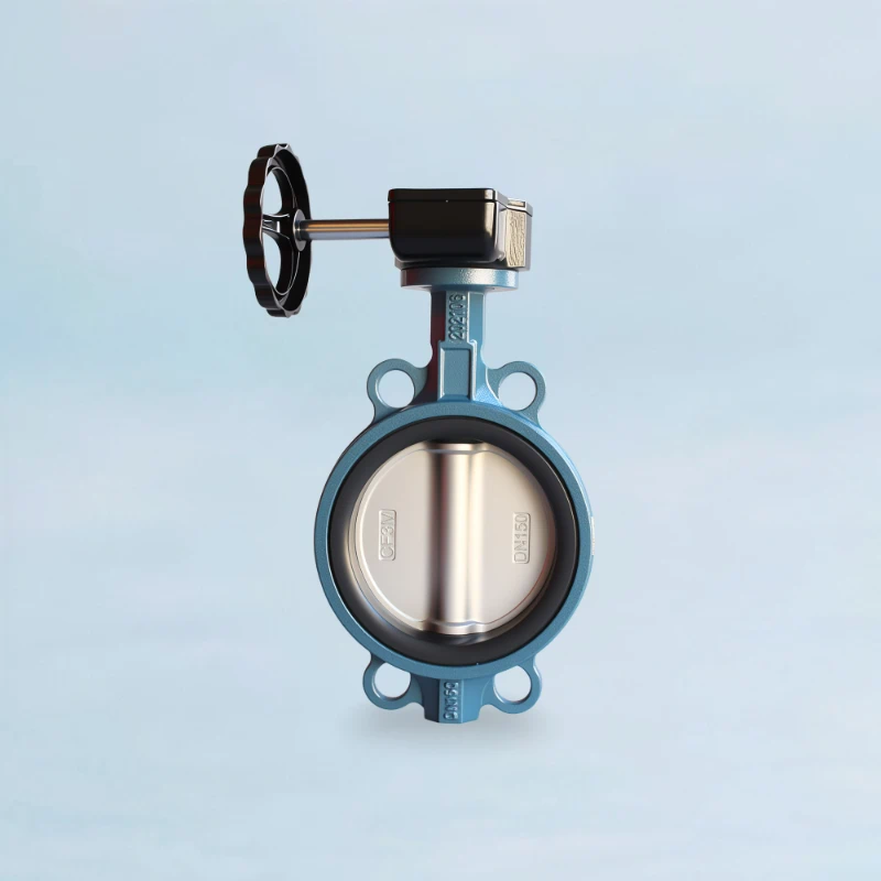 Blue Butterfly Valve