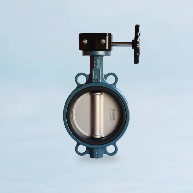 Signet Series Carbon Steel Wafer Butterfly Valve - Worm Gear