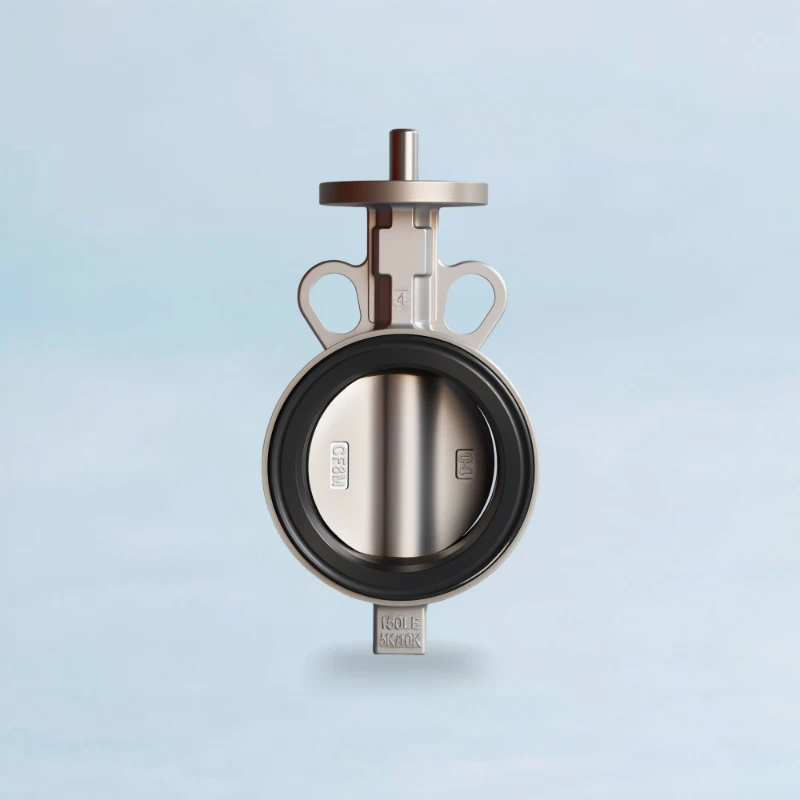 Modu-Seal Series Stainless Steel Wafer Type Butterfly Valve - Bare Shaft