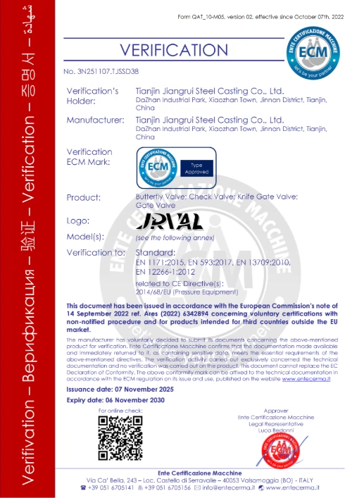 ce certified valve