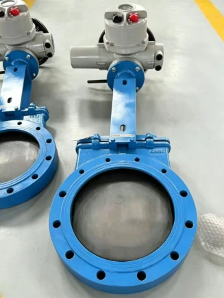 Electric Actuated Knife Gate Valve - Nitrided Gate