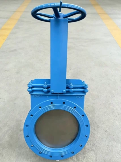 WCB Flanged Soft Seated Knife Gate Valve - Manual (Non-Rising Stem)